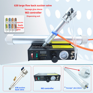 Machine de distribution de colle en silicone pour la promotion de la résine époxy ronde Eldo Doming Pcb Nasan Mesure Adhésif thermofusible Prix - Product Image 2