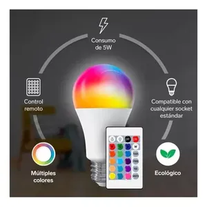 Led Rgbw De Contrôle Remoto 5w - Product Image 1