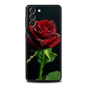 Belle Rose <span class=keywords><strong>Rouge</strong></span> Fleurs Téléphone étui pour <span class=keywords><strong>samsung</strong></span> <span class=keywords><strong>Galaxy</strong></span> S24 S23 S22 S20 Ultra S21 FE 5G S10 S9 Plus S10E S8 Couverture En Silicone Souple - Product Image 6