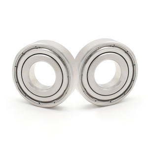 Roulement à billes à gorge profonde en acier inoxydable S16002 ZZ/RS, à paroi mince, étanche, en acier chromé, jeu C3, 0,015 kg - Product Image 1