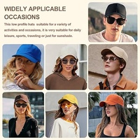 Gorras de Béisbol Personalizadas al por Mayor, Bordadas con Logotipo, de 6 Paneles, 100% Algodón, Ajustables, para Verano, para Hombre y Mujer