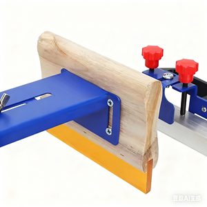 High Quality Screen Printing Machine for Round Bottles Easy Operate Manual Curved Design 1 Color Printing Hand Operated Machine