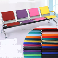 Chaises d'attente d'hôpital en acier 3/4/5 places, chaises d'aéroport, sièges publics à poutres