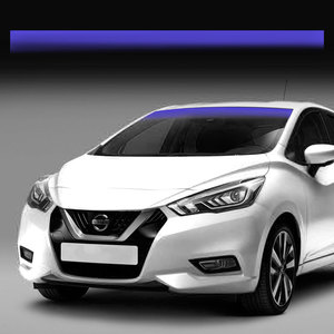 Blu 20X130 cm parasole adesivo di lusso per finestra anteriore per affari parabrezza facile pieghevole ACCORD schiuma su misura - Product Image 1