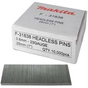 Makita-F-31838พินหัวขาด (10000ชิ้น) -หมุด0088381292399จีนหมุดและตะปูลวดเย็บกระดาษโลหะ - Product Image 1