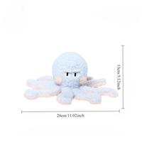 Vente en gros de jouets en peluche animaux marins personnalisés : jouets en peluche pieuvre et jouets en peluche calamar