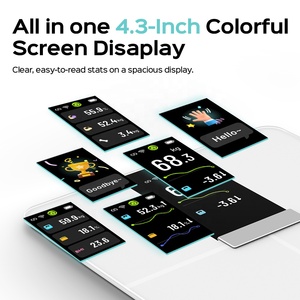 Báscula Digital Inteligente WiFi con Pantalla <span class=keywords><strong>de</strong></span> Vidrio Templado, 4 Electrodos, Analizador <span class=keywords><strong>de</strong></span> Grasa Corporal <span class=keywords><strong>de</strong></span> Alta Precisión, Sincronización con APP, Monitor <span class=keywords><strong>de</strong></span> Salud - Product Image 3