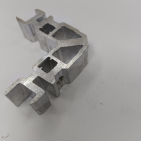 Support d'angle en aluminium 6063-T5 de type moderne Tengshuo, durable, à visser, installation facile, pour cadres de fenêtres et de portes à rupture de pont thermique