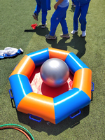 Activités de team building Jeu amusant Accessoires de sport Tonnerre gonflable Puzzles d'extérieur Crayon géant Boule flottante