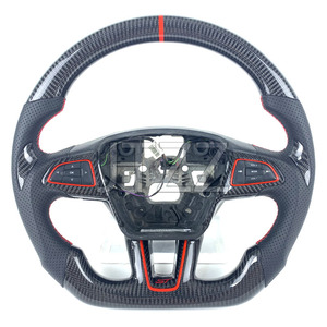 FOR Ford <strong>Focus</strong> MK3 <strong>MK2</strong> ST <strong>RS</strong> 2015 2016 2018 2019 Steering Wheel Carbon Fiber Automotive Interior - Product Image 1