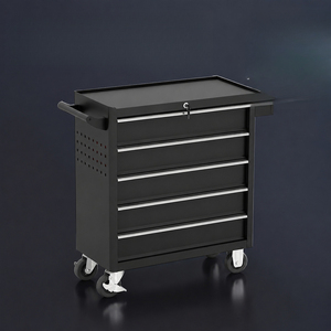 Chariot d'atelier transfrontalier à cinq niveaux, épaissi, pour outils et pièces, avec rangement mobile pour quincaillerie - Product Image 2