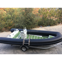 Bateau Zodiac robuste de 5,6 m, prix, coque en aluminium de 18 pieds, bateau pneumatique à rames gonflable 580