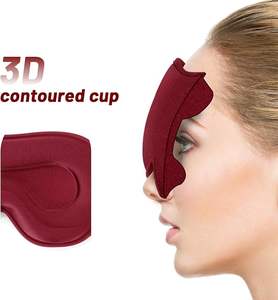 Masque de sommeil 3D profilé et bandeau doux confortable pour les yeux masque de sommeil de <span class=keywords><strong>nuit</strong></span> pour bloquer <span class=keywords><strong>la</strong></span> lumière - Product Image 2