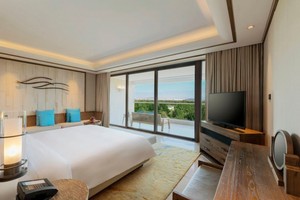 Lits d'hôtel doubles en bois de luxe pour hôtels SHIYI <span class=keywords><strong>InterContinental</strong></span> Resorts - Product Image 6