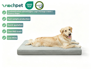Vente en gros personnalisé xl doux gris clair orthopédique pour <span class=keywords><strong>chien</strong></span> matelas pour animaux de compagnie pour grands chiens lavable en peluche mousse à mémoire de forme lit pour <span class=keywords><strong>chien</strong></span> - Product Image 1
