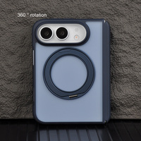 Étui de téléphone magnétique antichoc à toucher doux rotatif à 360 degrés avec coque avant en verre trempé LIEKO pour iPhone Duo