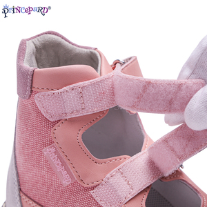 Princepard Zomer Sandalen Voor Meisjes Kinderen Peuter Kinderen Orthopedische Schoenen Boog Ondersteuning Waterdichte Anti-Gladde Eigenschappen Mesh - Product Image 5