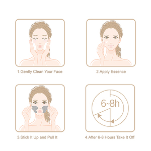 Maschera Viso in Foglio al Collagene Rassodante Illuminante Anti-Età, Strisce per la Cura delle Rughe, Cosmetici di Bellezza per la Cura della Pelle - Product Image 5