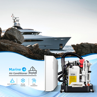 Offre Spéciale pour Climatiseur Marin 16000-36000 BTU, Contrôle Intelligent, Pompe Automatique, Refroidisseur d'Eau, Chauffage et Refroidissement pour Bateaux, R-410A Marine