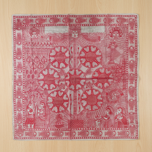 Pintura Artesanal de Metal en 3D, Arte Étnico de Bihar Madhubani, Obra de Arte Cultural India para Sala de Estar 12000 - Product Image 6