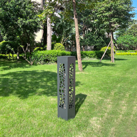 Lampes décoratives d'extérieur pour jardins et parcs, en aluminium de haute qualité, fabriquées par Heart