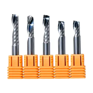 Factory direct Aluminum Cutting Tools polish tools end mill carbide spiral router bit