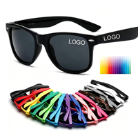 Lunettes de soleil personnalisées avec logo pour hommes et femmes, vente en gros, promotion classique, lunettes de créateur en plastique recyclé, mode, prix abordable, lunettes de soleil