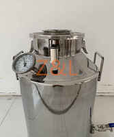 Équipement micro de distillerie de chaudière de la distillation SS304 de l'alcool 50lit à vendre