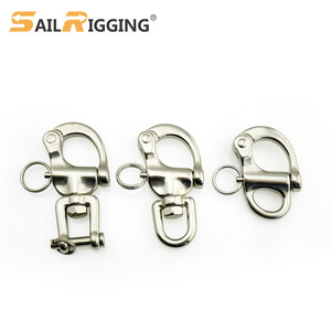 12*70mm 304 <span class=keywords><strong>316</strong></span> <span class=keywords><strong>Snap</strong></span> móc nối với mắt cố định thép không gỉ - Product Image 5