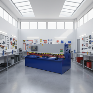 Máquina de Corte de Chapa Metálica Automática CNC WADLEY con Motor de Engranajes 380V 5.5KW - Product Image 1