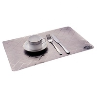 Napperon de Restaurant en PVC, dessous de Table, métallique brossé, en vinyle, TD177, vente en gros