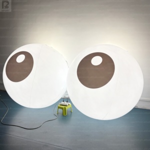 Globo Ocular Inflable Gigante de <span class=keywords><strong>1</strong></span>.5m en Blanco y Negro, Globo Ocular Iluminado para Festivales, Exhibiciones en Centros Comerciales, Promoción Comercial - Product Image 4