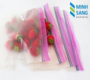 Biodegradable PLA Eco friendly Zipper Packaging Plastic ZipPER Bag