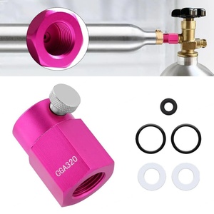 อะแดปเตอร์เติม CO2 ของแท้สำหรับเครื่องทำโซดา DUO Art Terra แบบเชื่อมต่อเร็ว ถังคาร์บอเนเตอร์ CGA320 อุปกรณ์เติมลม อลูมิเนียมอัลลอย - Product Image 1