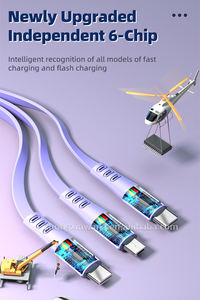 Câble <span class=keywords><strong>de</strong></span> <span class=keywords><strong>données</strong></span> HYTO rétractable 3-en-<span class=keywords><strong>1</strong></span> 120W à charge rapide 5A, câble <span class=keywords><strong>de</strong></span> <span class=keywords><strong>données</strong></span> trois-en-un, cadeau avec logo d'entreprise - Product Image 3