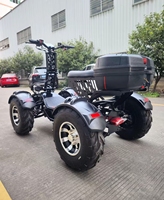Scooter électrique pliable à suspension intégrale, étanche, batterie 60 Ah, quatre roues, chariot de golf pour adultes