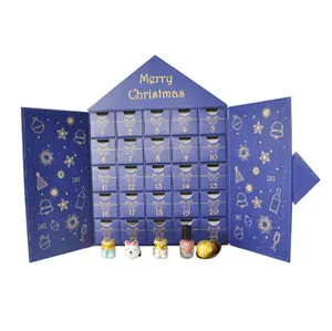 Calendrier robes personnalisé en carton, vierge, en papier, compte à rebours, boîte de calendrier pour noël