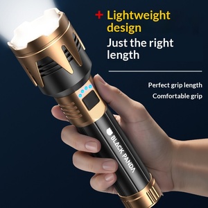<span class=keywords><strong>Torcia</strong></span> Tattica <span class=keywords><strong>da</strong></span> Esterno Black Panda, <span class=keywords><strong>Torcia</strong></span> <span class=keywords><strong>LED</strong></span> ad Alta Luminosità, <span class=keywords><strong>Torcia</strong></span> di Emergenza e Sicurezza <span class=keywords><strong>Ricaricabile</strong></span> - Product Image 2