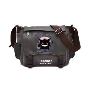 Pokem-on bolso de un solo hombro <span class=keywords><strong>Gengar</strong></span> Genshin Impact Anime lienzo bandolera estudiante viaje deporte bolsa niños regalo ornamento - Product Image 1