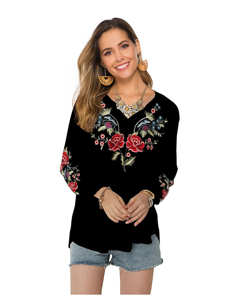 blusas bordadas femininas
