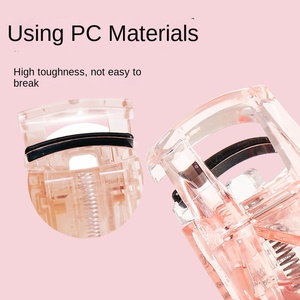 Mini Rizador de Pestañas de Ángulo Amplio <span class=keywords><strong>Sin</strong></span> Metal, Herramienta Manual de Belleza y Maquillaje para Damas, Empaquetado al por Mayor - Product Image 1