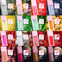 LOW quantité minimale de commande DIY Lip Plumper Oil Logo personnalisé Lipgloss Private Label Hydratant Huile pour les lèvres à saveur de fruits