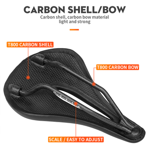 Vente en gros usine Selle de vélo en carbone légère avec ventilation pour VTT - Conception sécurisée OEM - Product Image 3