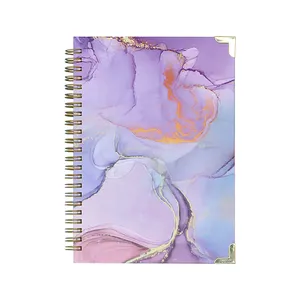 Mais novo design 2023 couro personalizado planejador executivo diário personalizado caderno