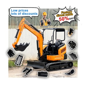 Spedizione gratuita vendita calda nuovo mini escavatore 1.8 2 ton 2.5 ton 3 ton idraulico scavatore a buon mercato piccolo escavatore - Product Image 1