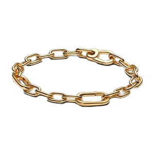 สร้อยข้อมือเงินแท้ชุบทองสำหรับผู้หญิง - เครื่องประดับมุกน้ำจืด เหมาะสำหรับงานปาร์ตี้และเป็นของขวัญส่วนตัว - Product Image 5