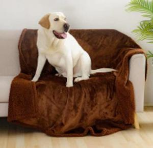 Manta Impermeable Gruesa de Franela para Mascotas, Cama Suave y Cálida para Perros, Cojín Portátil para Mascotas para Viajes en Vehículo - Product Image 1