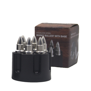 Hình Dạng Viên Đạn Không Gỉ Whisky Rock Thép Không Gỉ Kim Loại Ice Cube - Product Image 3