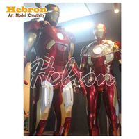 Kostum Robot Iron Man Mark 50 yang Dapat Dipakai, untuk TV & Film, dengan Celana Pendek & Legging, untuk Pesta Halloween Dewasa Unisex