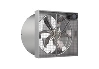 Ventilateur mural papillon Giga+ en acier inoxydable de haute qualité 1,1 kW 380 V 60 Hz pour élevage et abris d'animaux